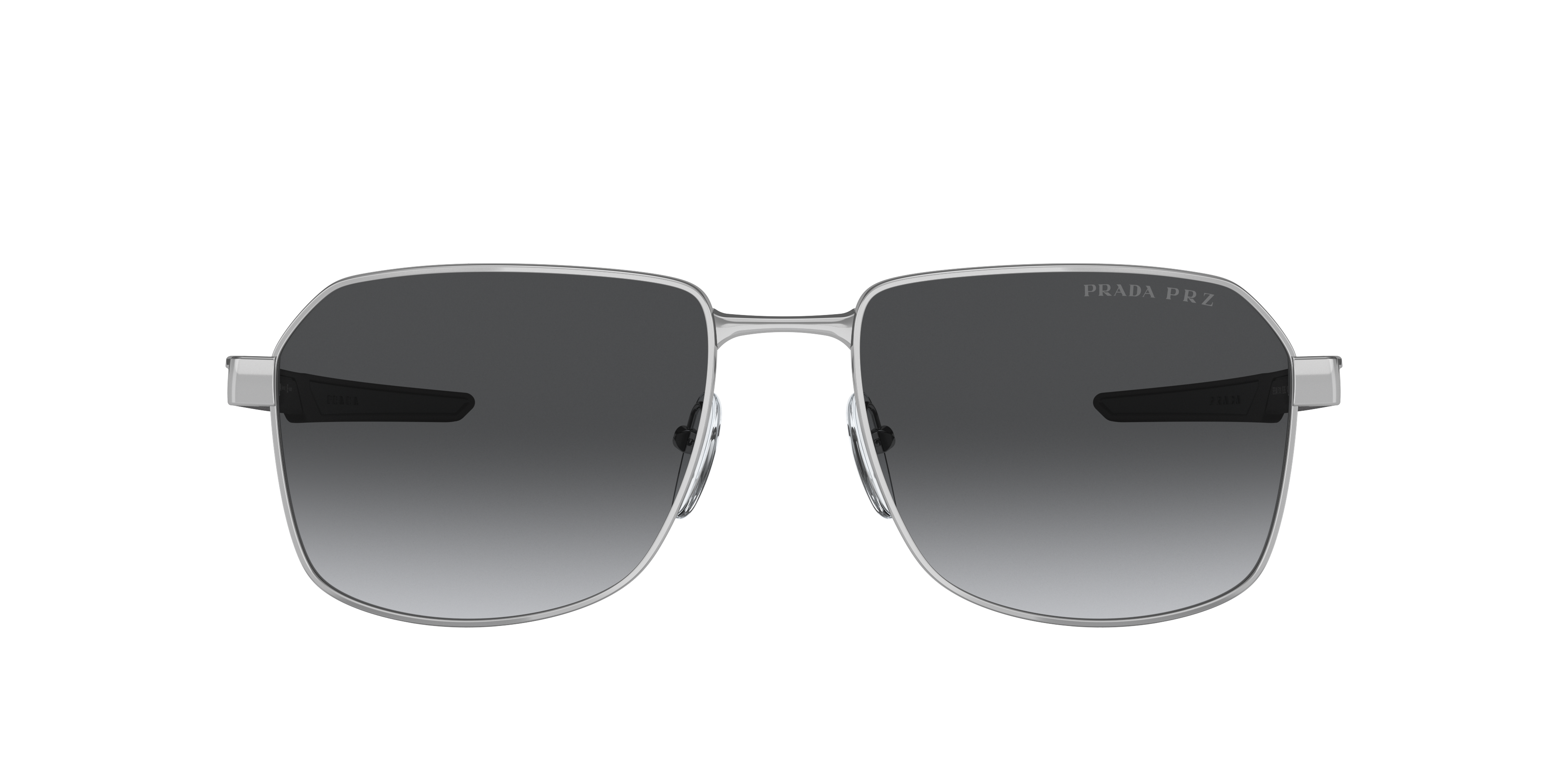 Prada Linea Rossa PS 54WS 57 Polarized Grey Gradient Silver