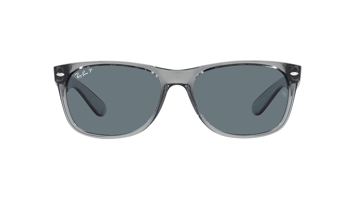 小物 ray-ban new wayfarer rb 2132-f Ray-Ban RB2132F New Wayfarer Classic M (55 - 18) with Blue