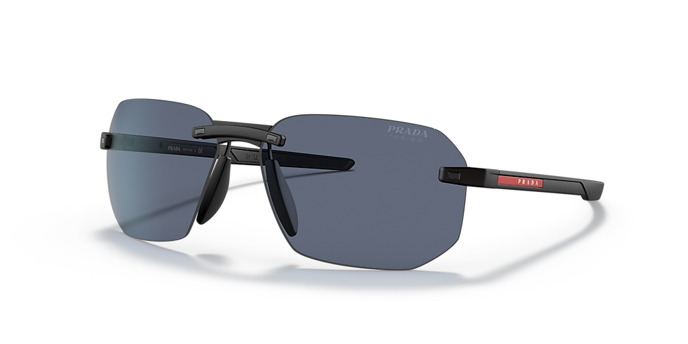 Prada Linea Rossa PS 09WS 62 Blue & Black Rubber Sunglasses | Sunglass Hut  Australia