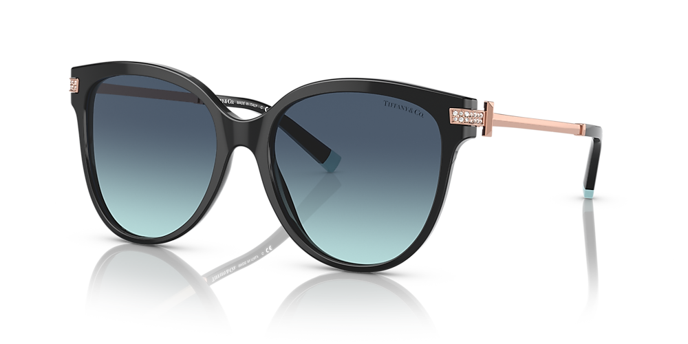 Tiffany & Co. TF4193B 55 Azure Gradient Blue & Black Sunglasses