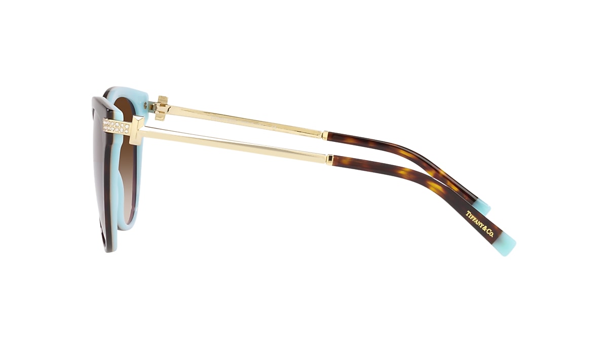 Tiffany & Co. TF4193B XL (55 - 17) with Brown lenses and Brown