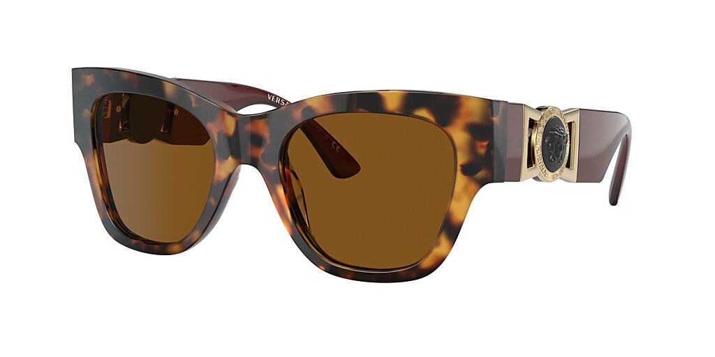 Versace VE4415U 52 Dark Bronze & Havana Sunglasses | Sunglass Hut Australia
