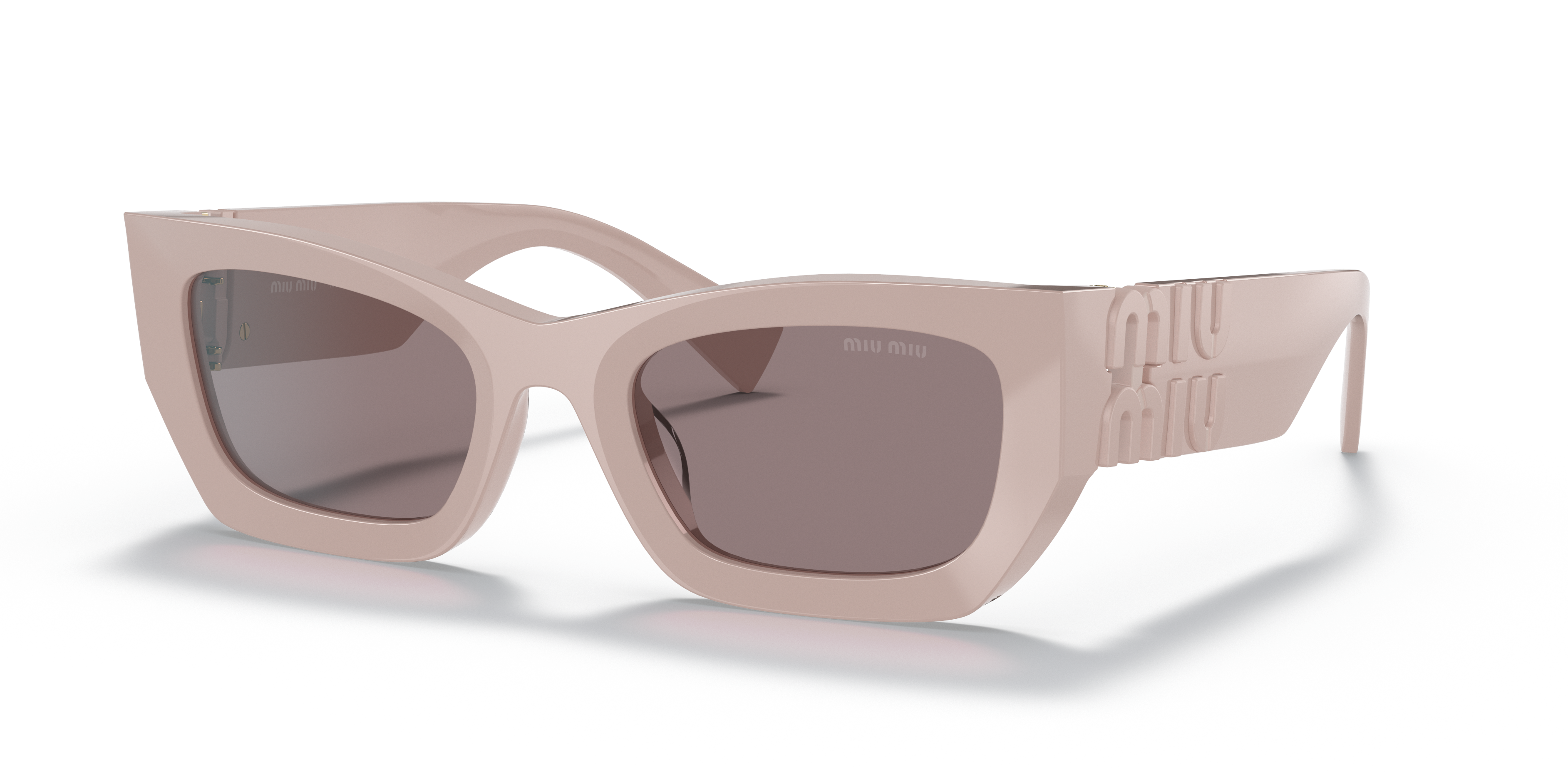 Miu Miu MU 60VS 60 Pink Gradient Grey & Pale Gold Sunglasses | Sunglass Hut  USA