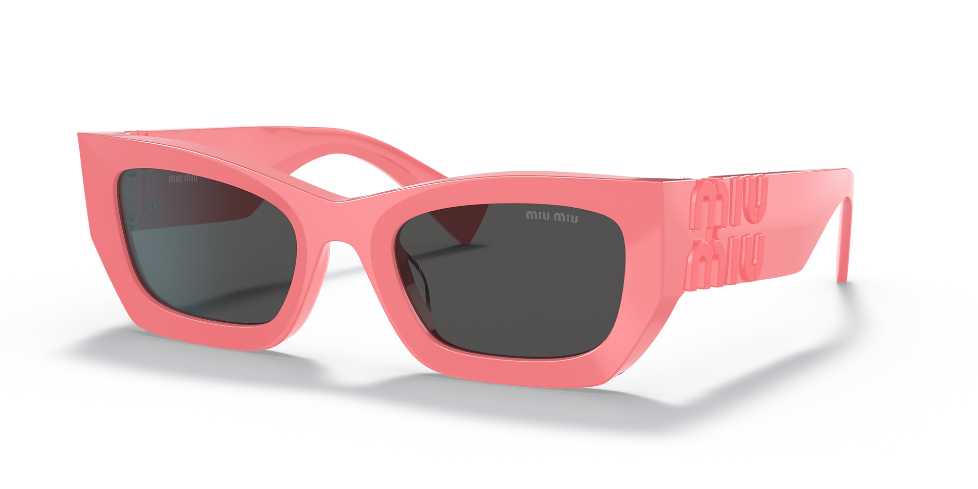 Miu Miu Mu 09ws Runway 53 Dark Grey And Dark Pink Sunglasses Sunglass Hut Australia 