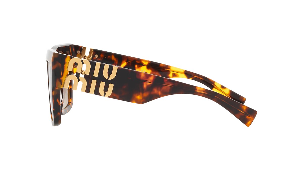 Miu Miu MU 10WS XL (55 - 19) with Brown lenses and Tortoise  display picture 2