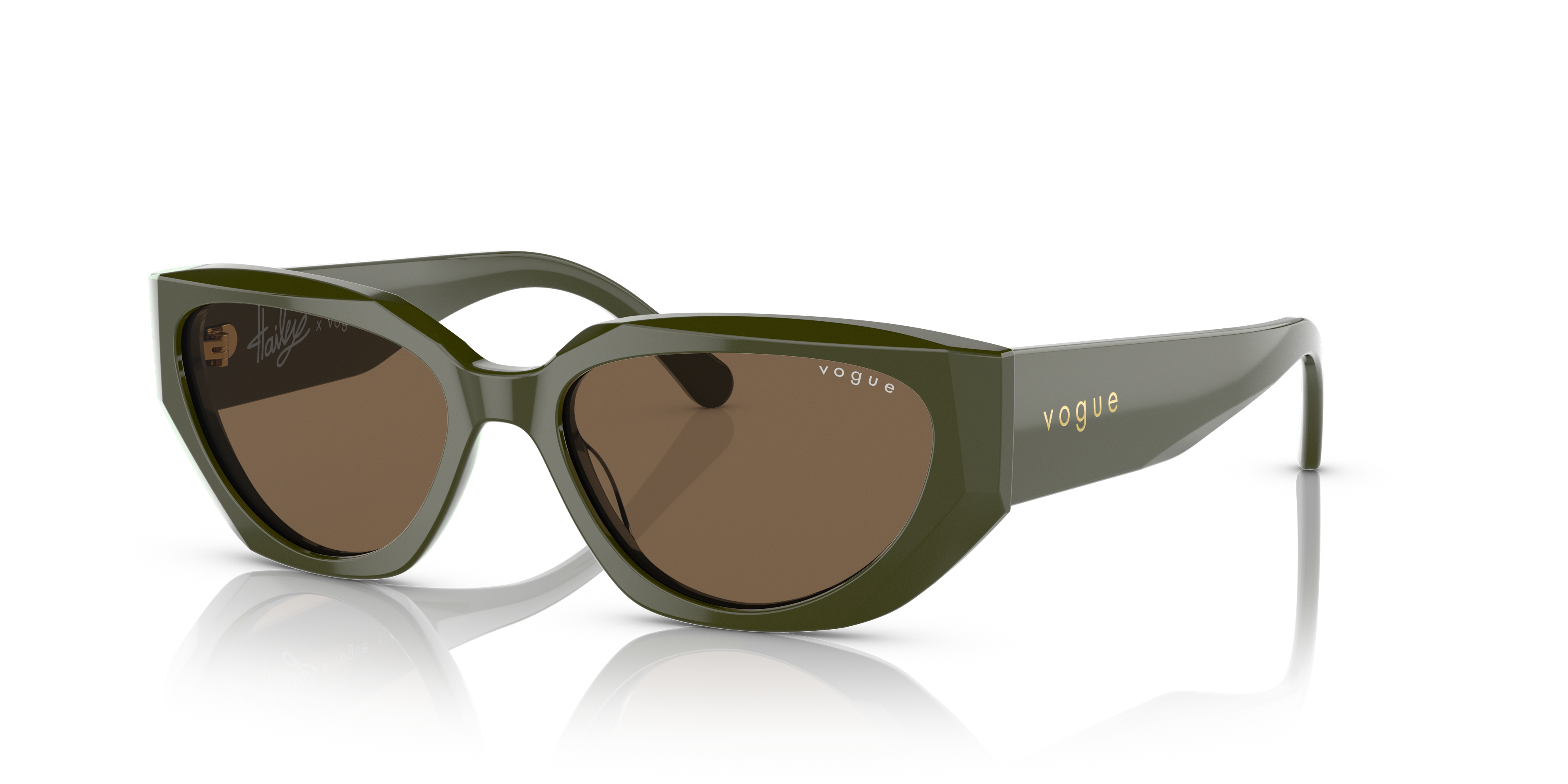 Vogue Eyewear VO5481S 52 Gradient Grey & Full Dark Green Sunglasses | Sunglass  Hut USA