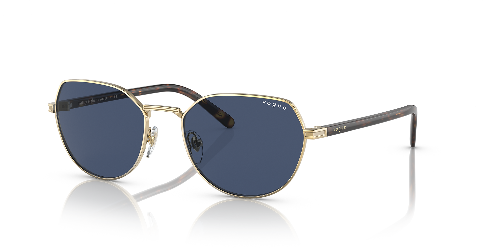 Vogue Eyewear VO4242S Gold / Dark Blue / Solid Color image 1