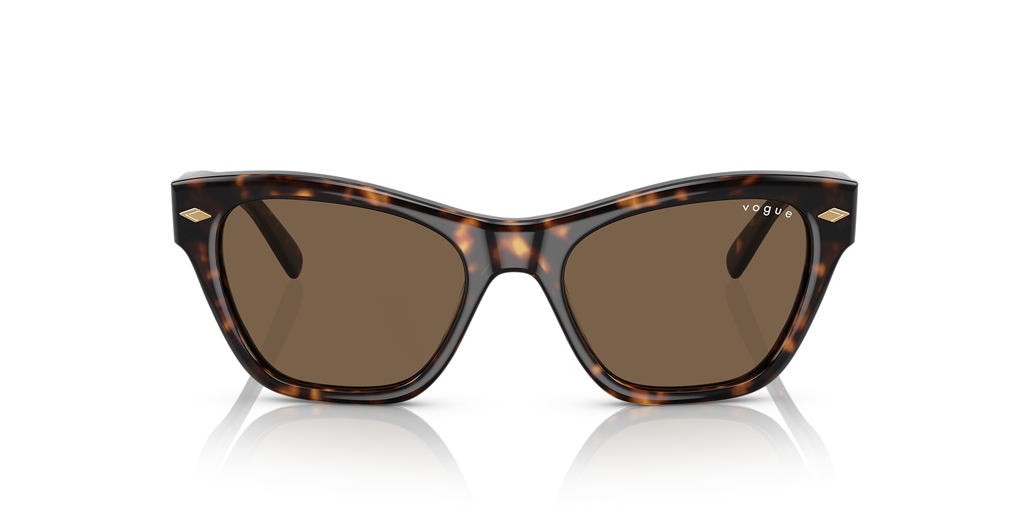 Vogue Eyewear VO5445S Dark Havana / Dark Brown / Solid Color image 2