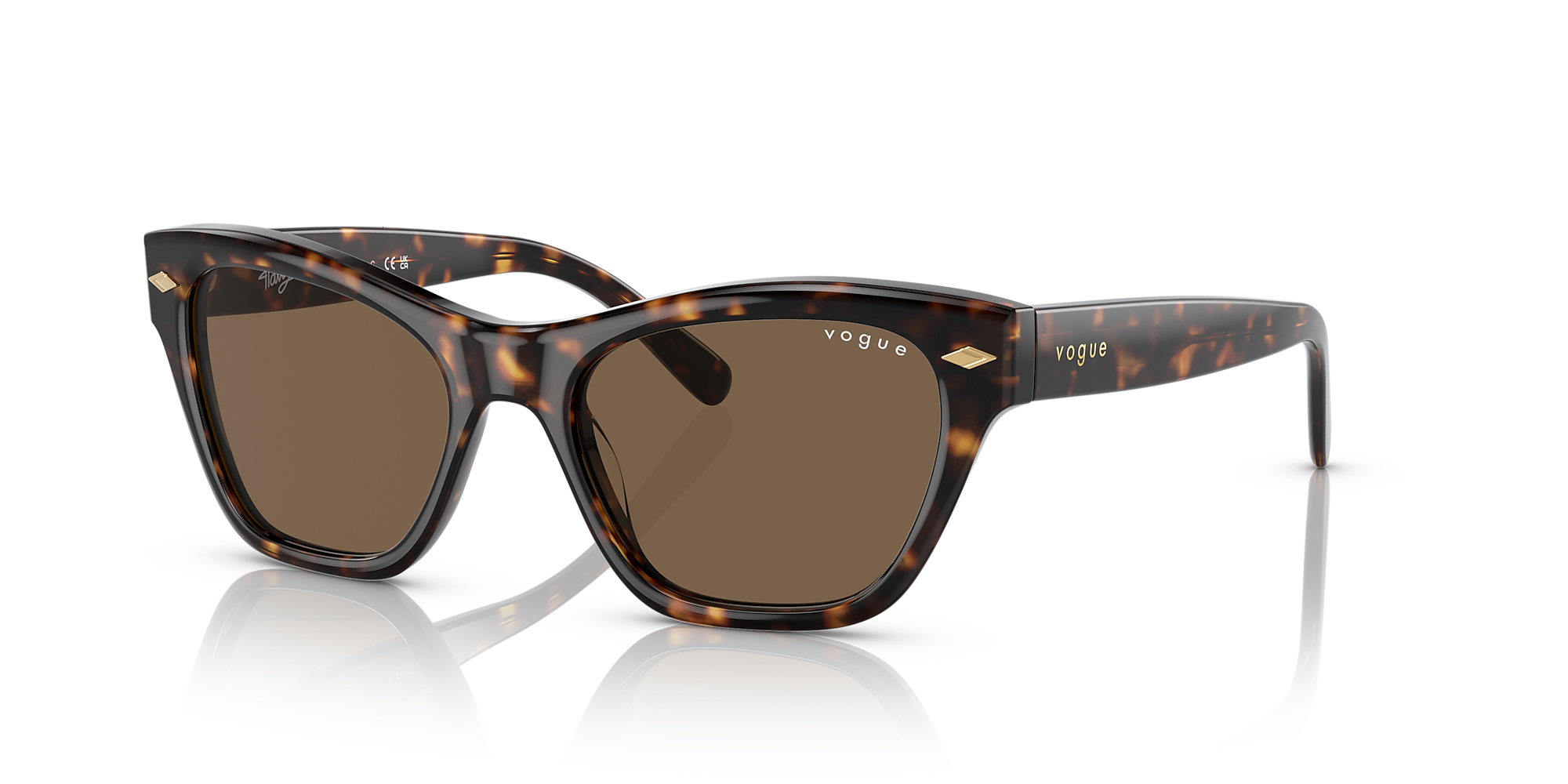 Vogue Eyewear VO5445S Dark Havana / Dark Brown / Solid Color image 1