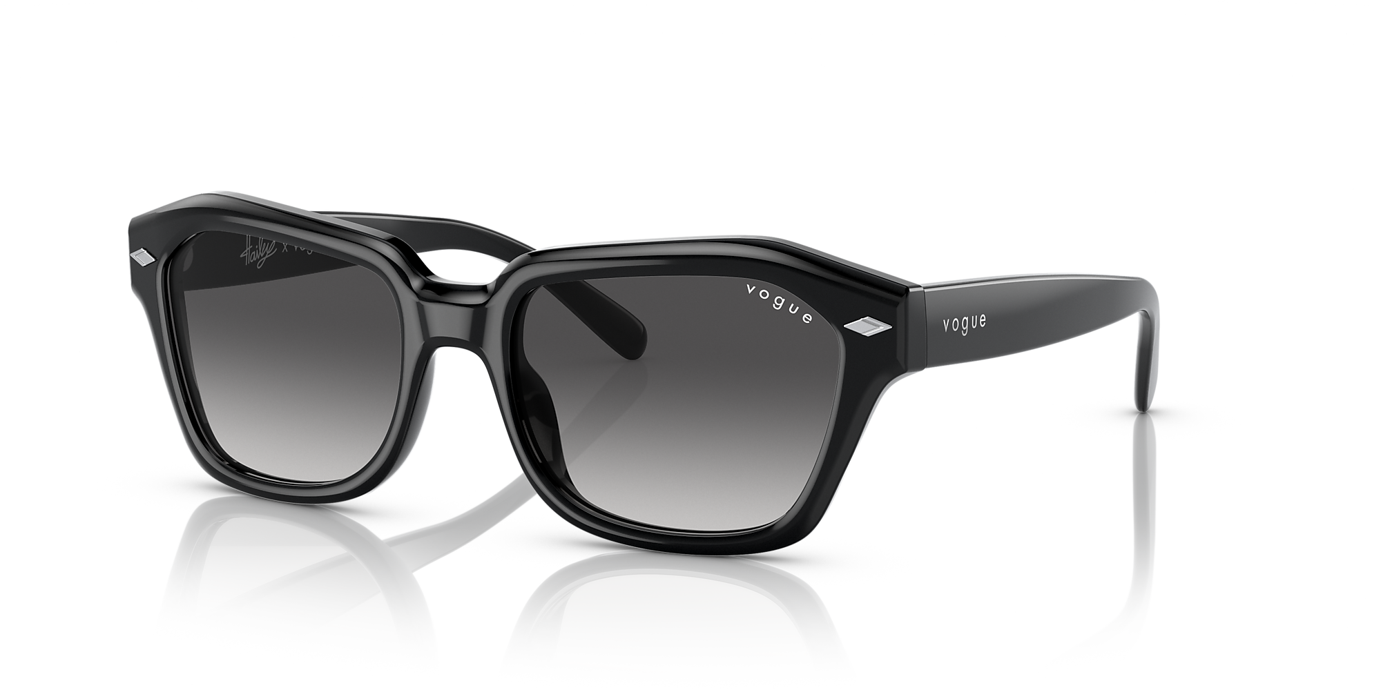 Vogue Eyewear VO5444S 52 Grey Gradient & Black Sunglasses Sunglass