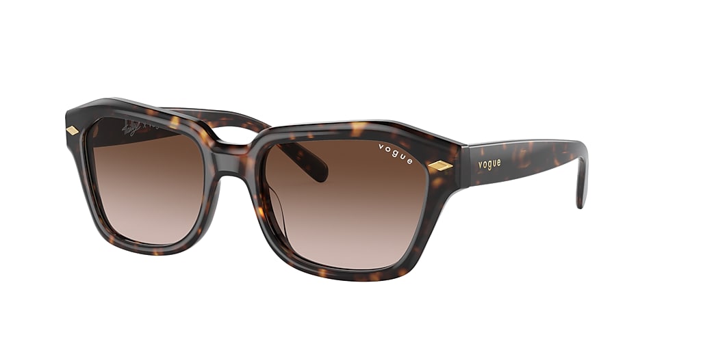 Vogue Eyewear VO5444S 52 Brown Gradient & Dark Havana Sunglasses ...