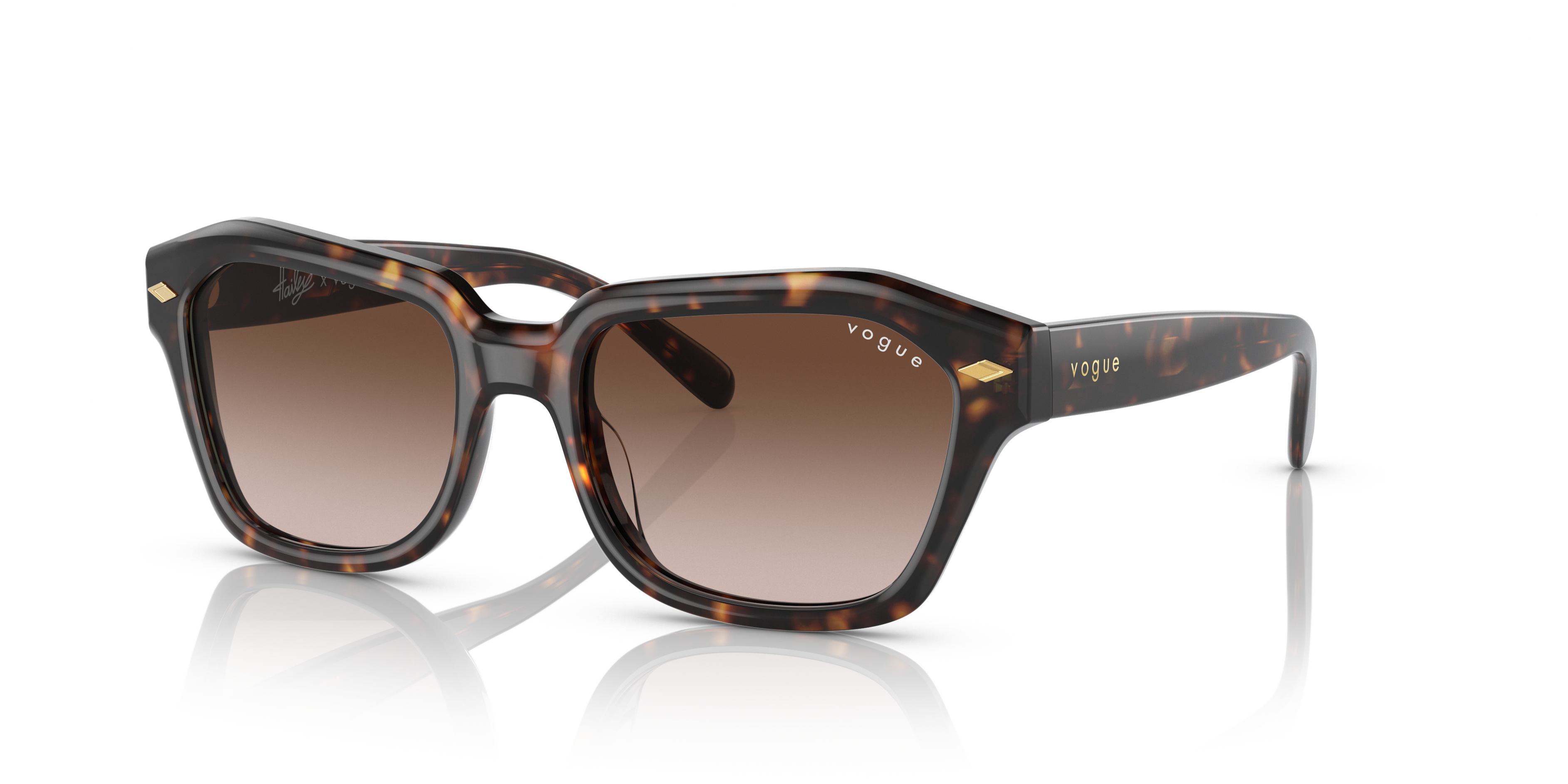 Vogue Eyewear VO5361S 55 Polar Brown Gradient & Dark Havana Polarized  Sunglasses | Sunglass Hut Canada