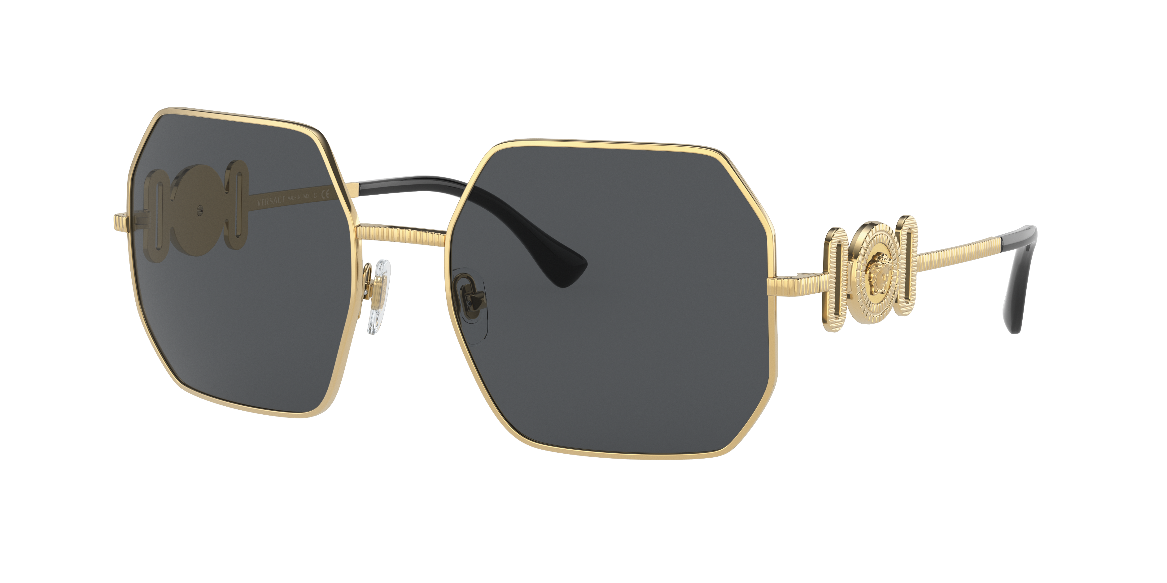 Versace Woman Sunglasses Ve2248 In Gold