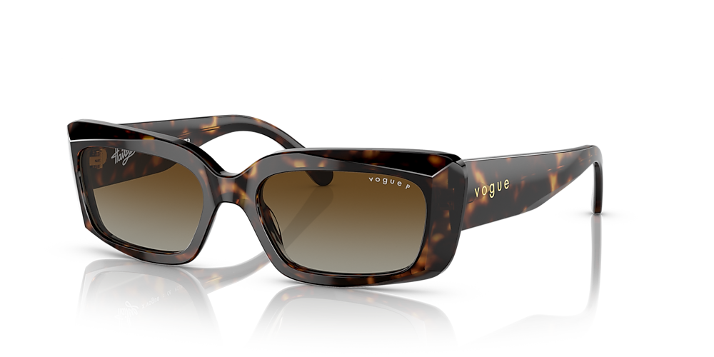 Vogue Eyewear VO5440S 52 Polar Brown Gradient & Dark Havana Polarized  Sunglasses