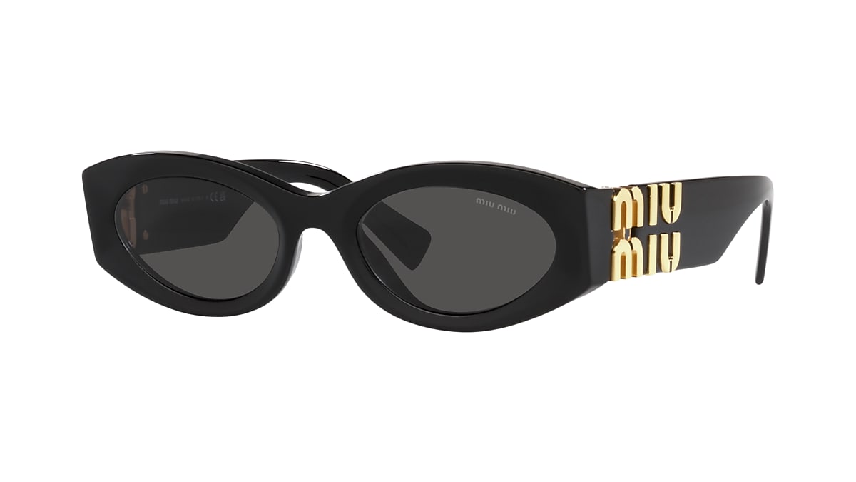 Miu Miu MU 11WS XL (54 - 21) with Grey lenses and Black frame