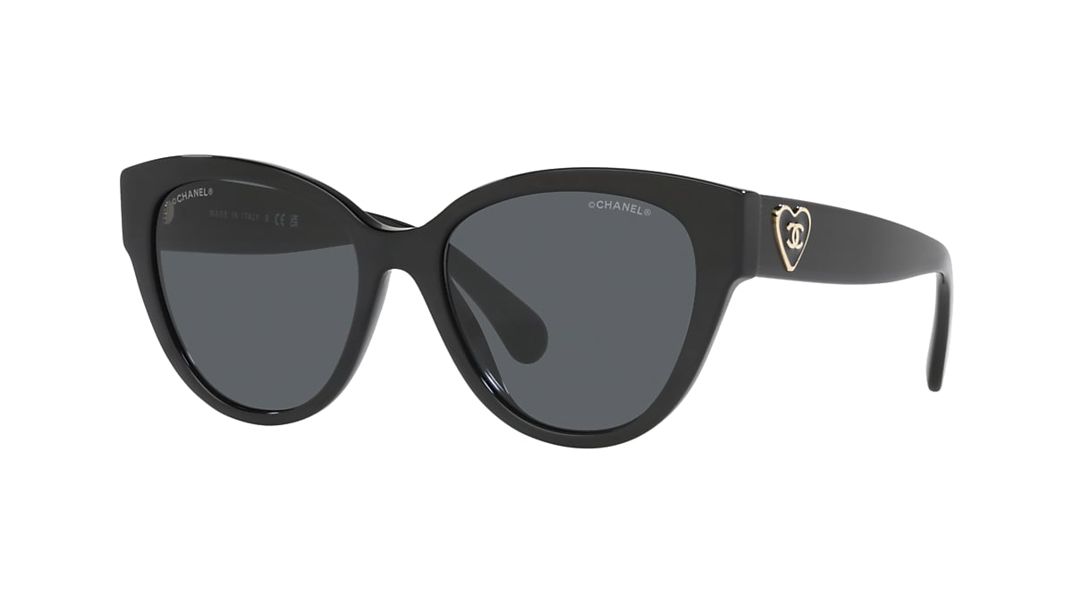 Chanel Butterfly Sunglasses CH5477A 56 Grey & Black Sunglasses