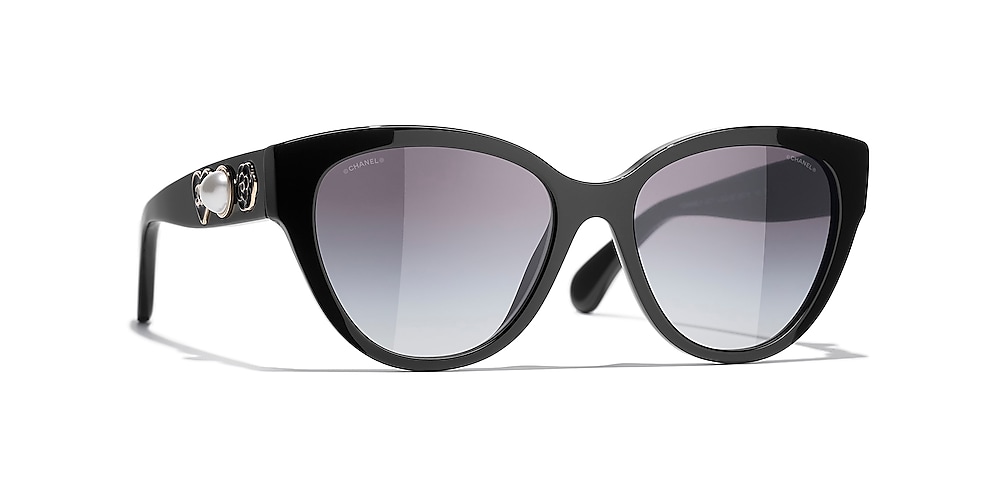 Chanel Butterfly Sunglasses CH5477A 56 Grey & Black Sunglasses