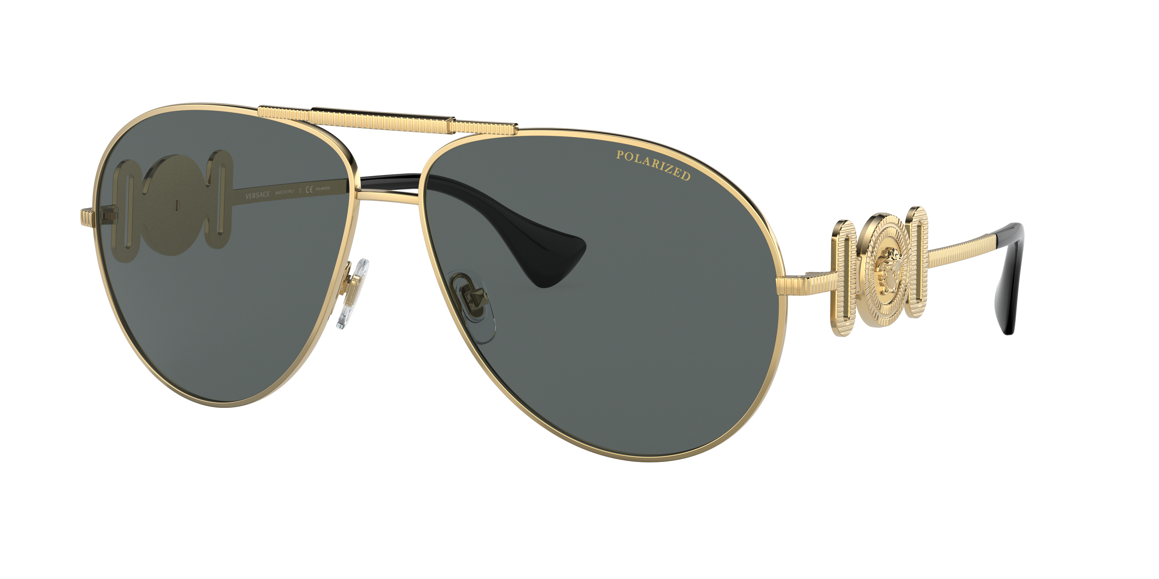 Shop Versace Unisex Sunglass Ve2249 In Polar Grey