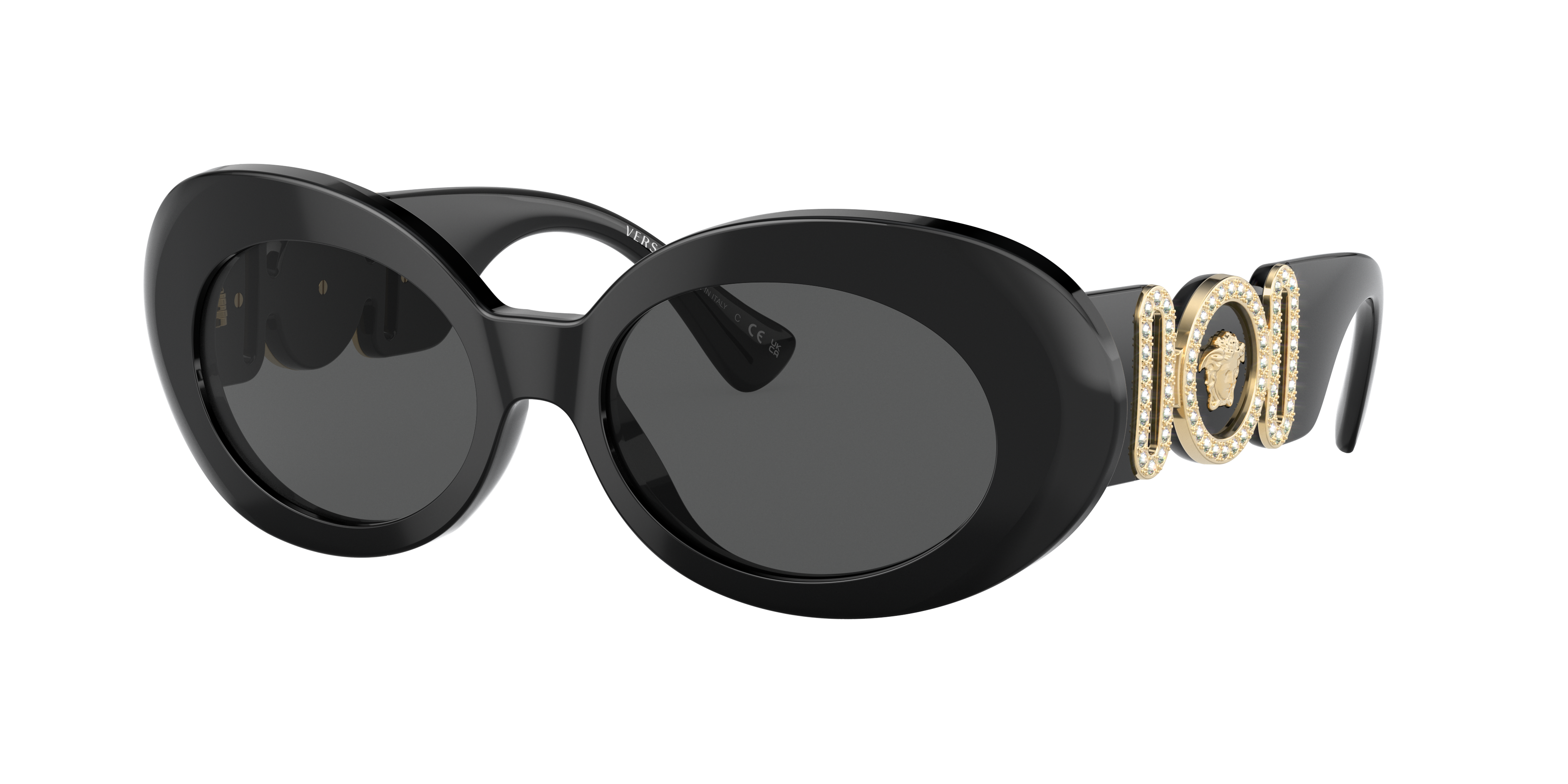 Versace Woman Sunglasses Ve4426bu In Dark Grey