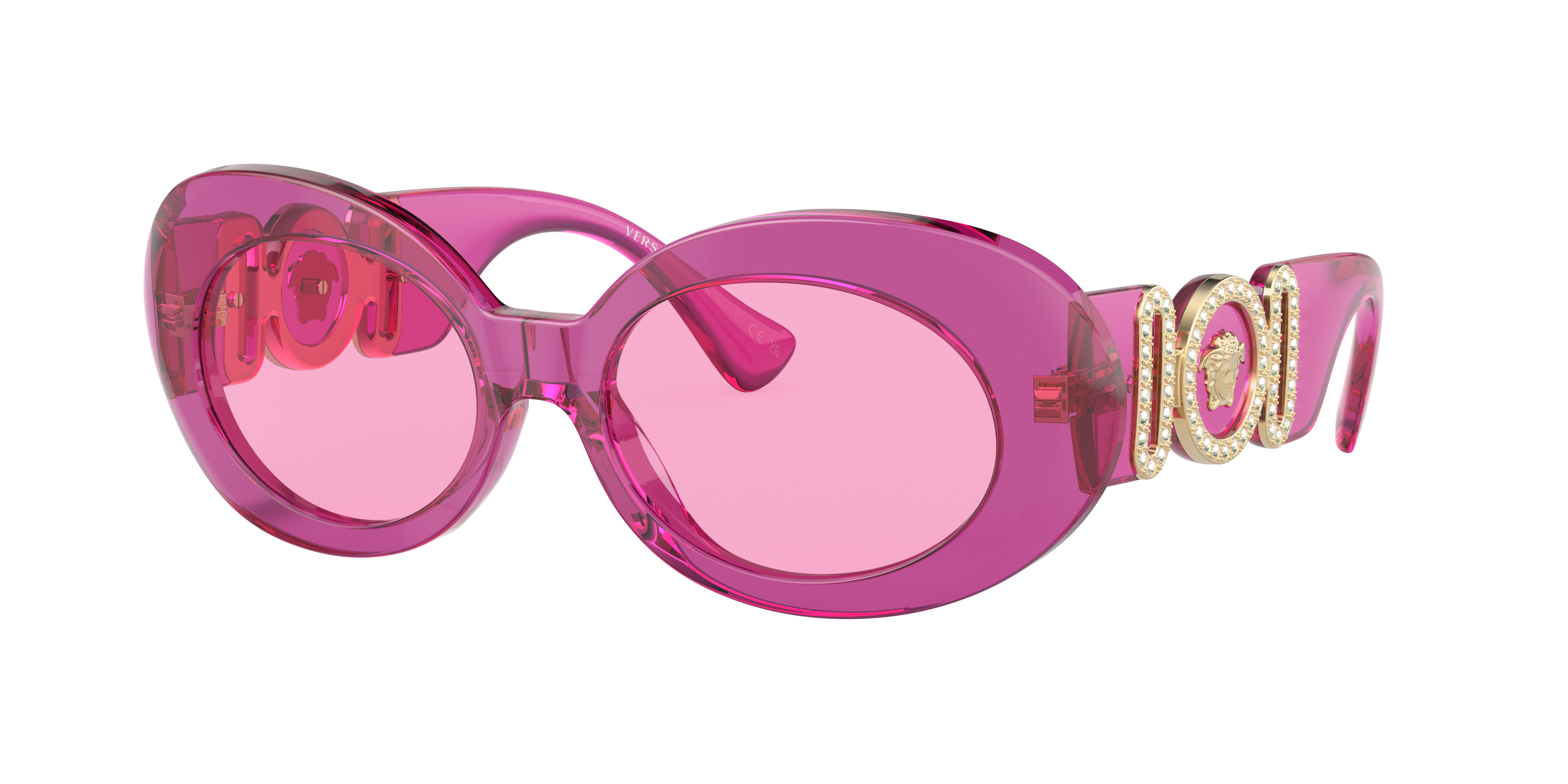 Shop Versace Woman Sunglasses Ve4426bu In Fuchsia