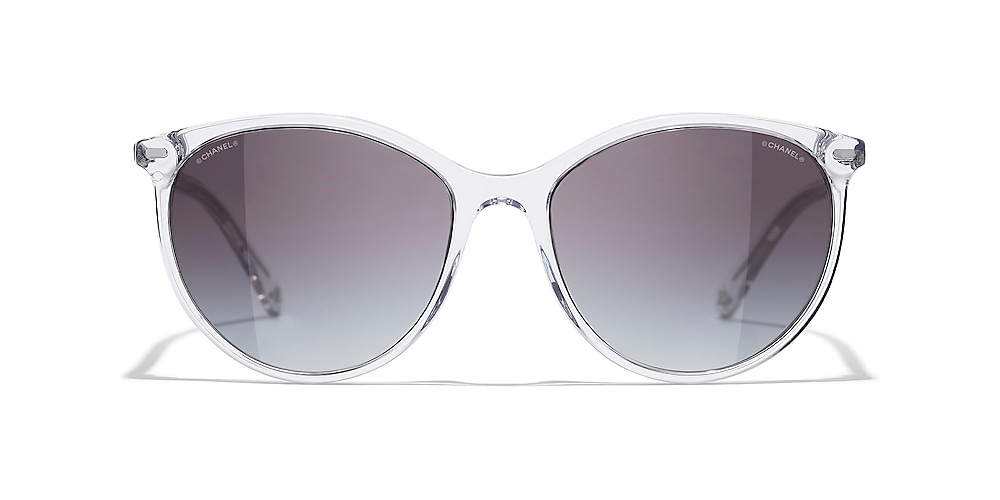 Chanel Pantos Sunglasses CH5448 54 Grey & Transparent Sunglasses