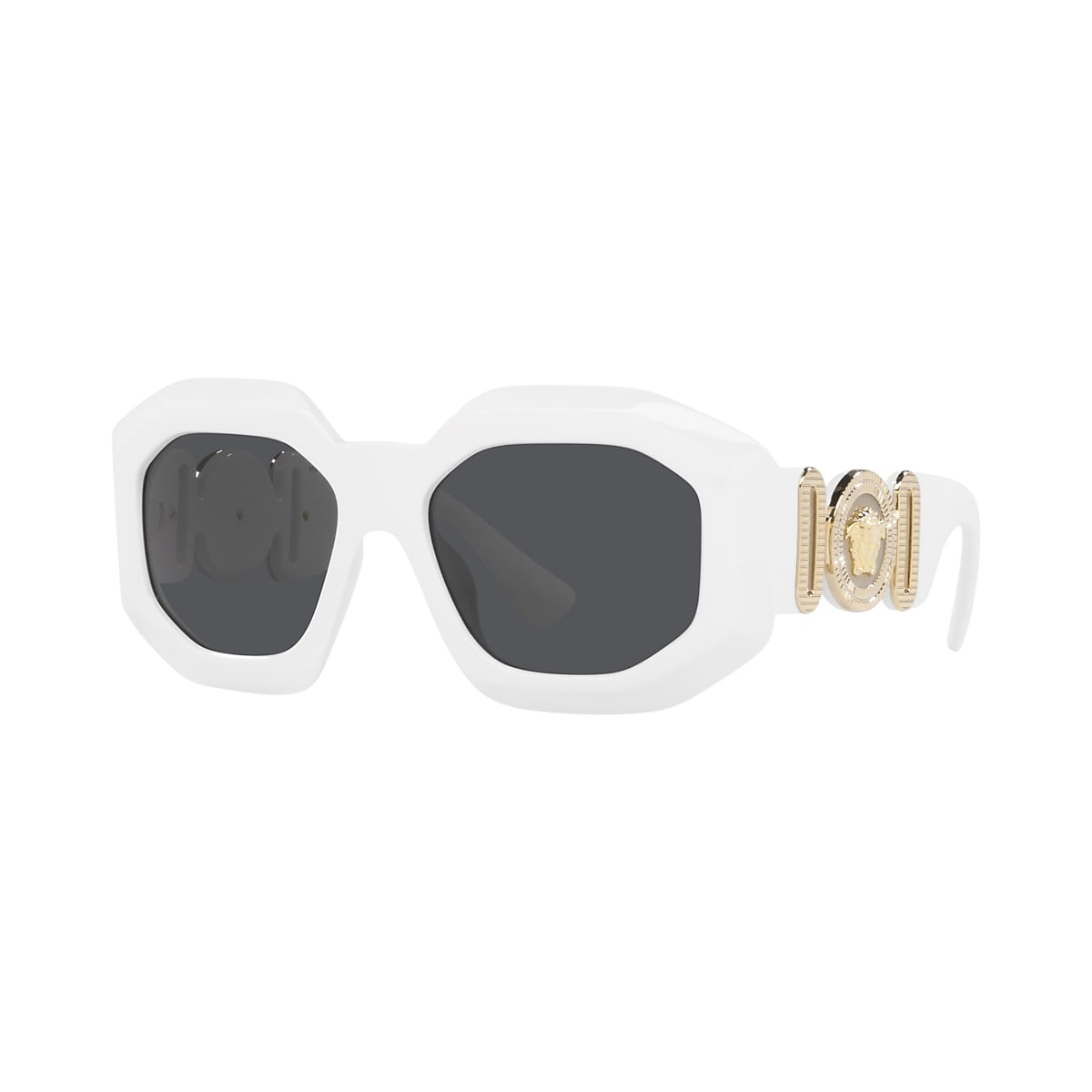 Versace VE4424U L (56 - 18) with Grey lenses and White frame