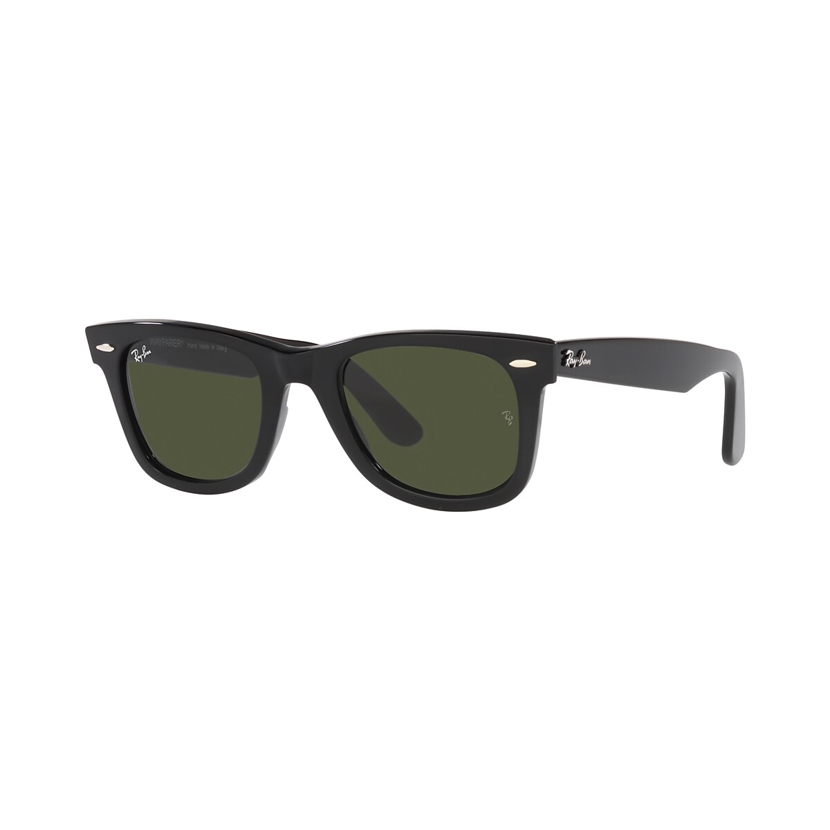 RAY-BAN RB2140 Black - Unisex Sunglasses, Green Lens