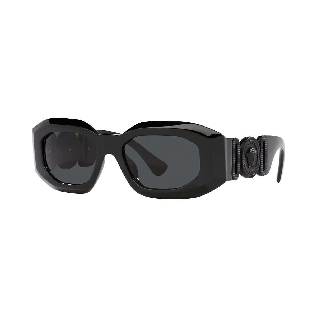 Versace VE4425U 53 Dark Grey & Black Sunglasses | Sunglass Hut USA