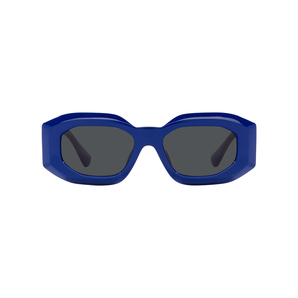 Versace, Accessories, Versaceve446 530580 Sunglasses Transparent Grey  Dark Blue Pilot Unisex