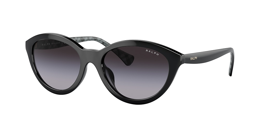 Ralph RA5295U 54 Gradient Grey & Shiny Black Sunglasses | Sunglass Hut USA