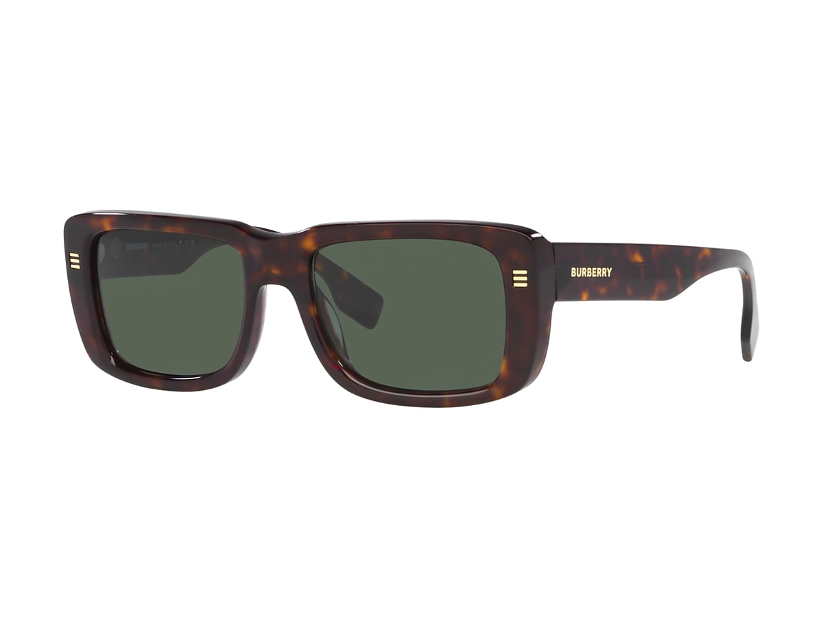 Burberry BE4376U Jarvis 55 Dark Green & Dark Havana Sunglasses | Sunglass  Hut USA