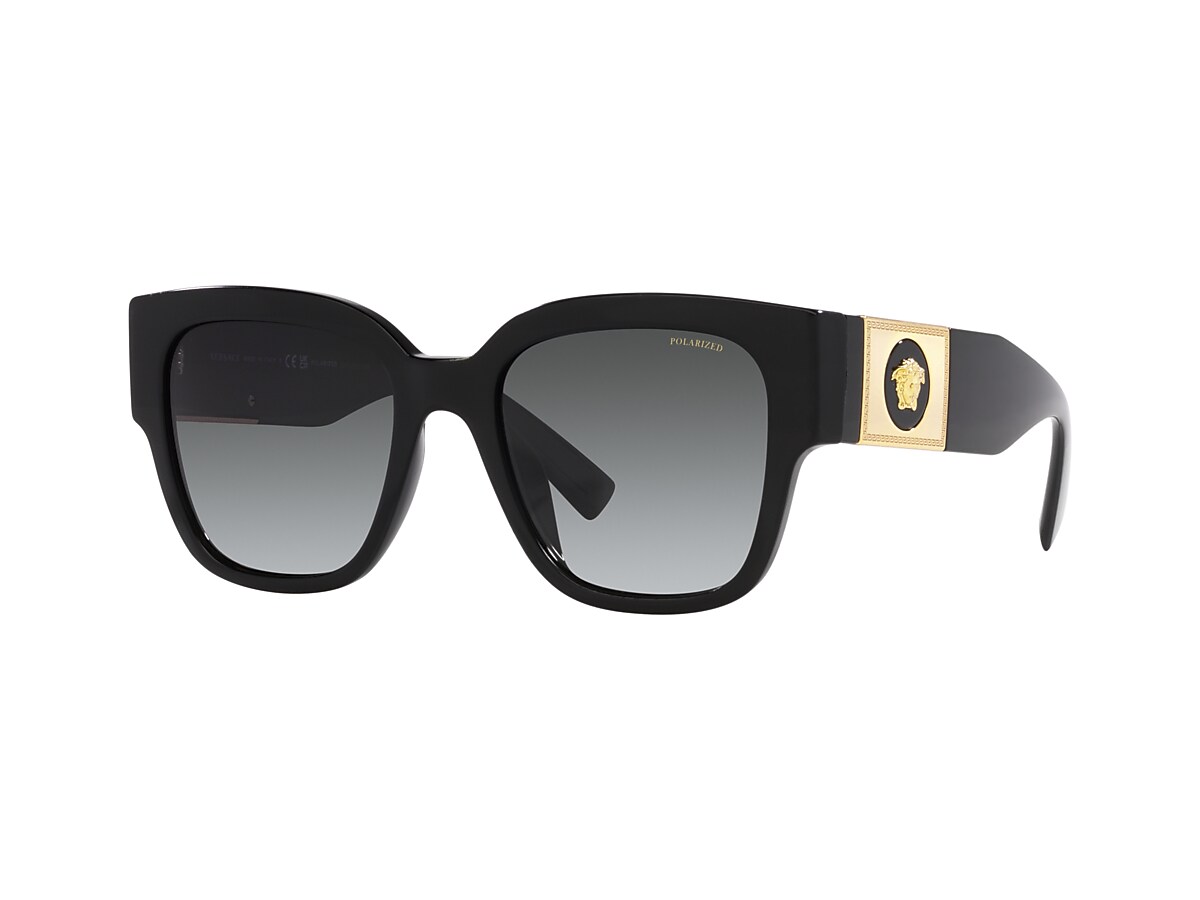 サングラス VERSACE Woman Sunglasses White 0VE4442 314/M3 Versace VE4426BU 314/87 Women's White Plastic Frame