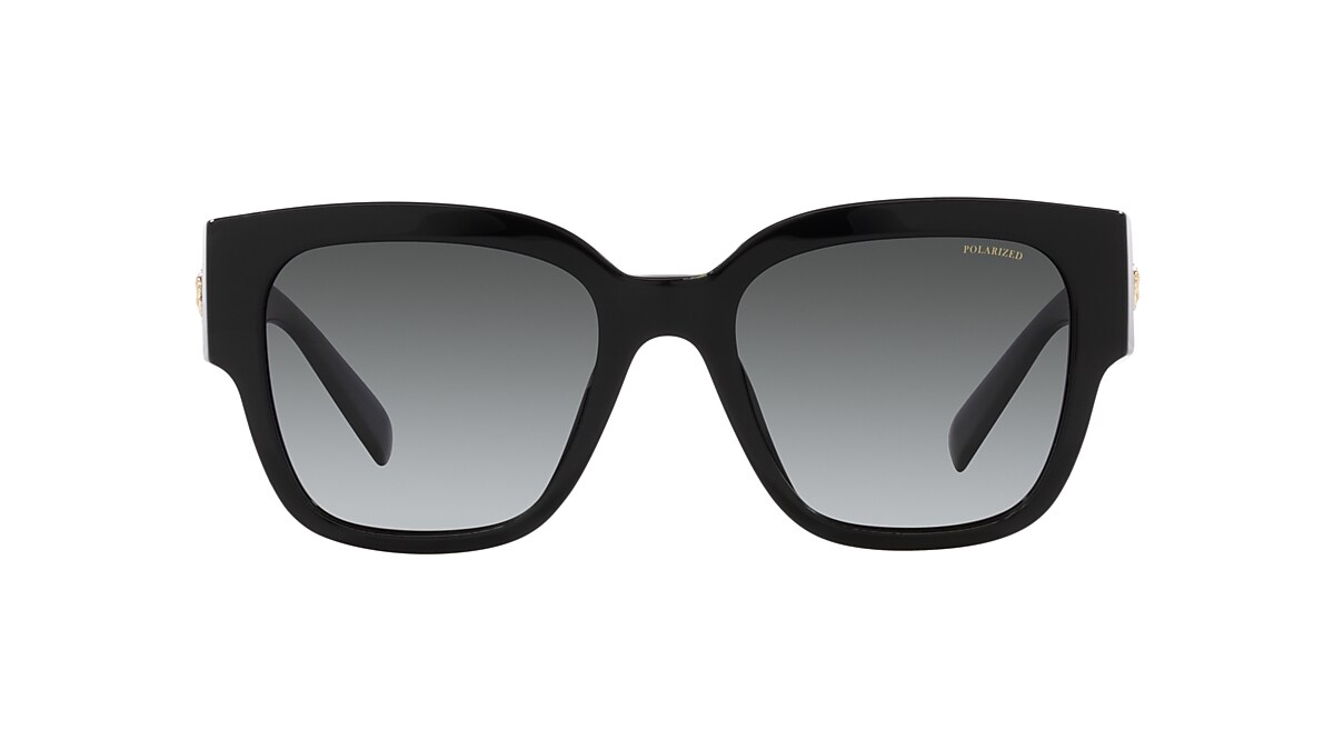 Versace VE4437U 54 Polar Grau Verlaufstönung & Schwarz Polarisiert 