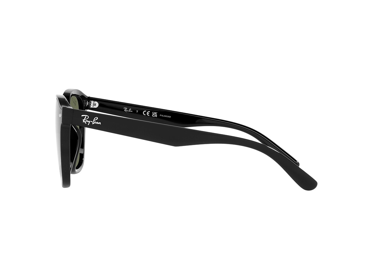 Ray-Ban RB4392D XXL (66 - 17) with Green lenses and Black frame