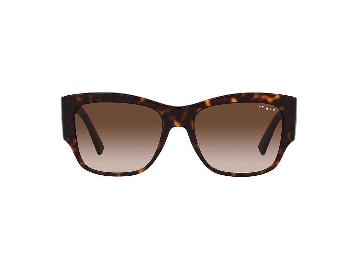 VOGUE EYEWEAR VO5462S Dark Havana - Woman Sunglasses, Gradient Brown Lens