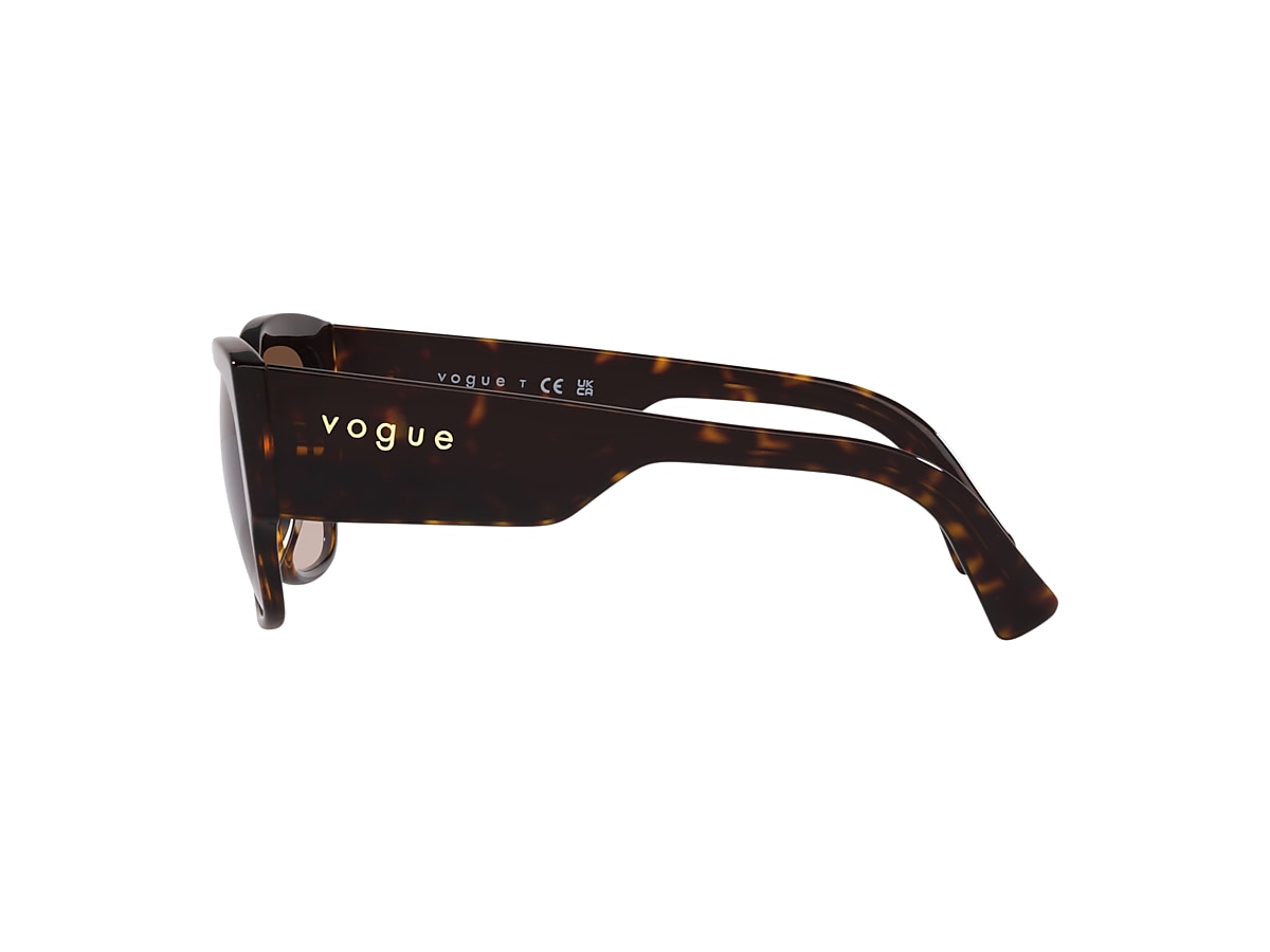 VOGUE EYEWEAR VO5462S Dark Havana - Woman Sunglasses, Gradient Brown Lens