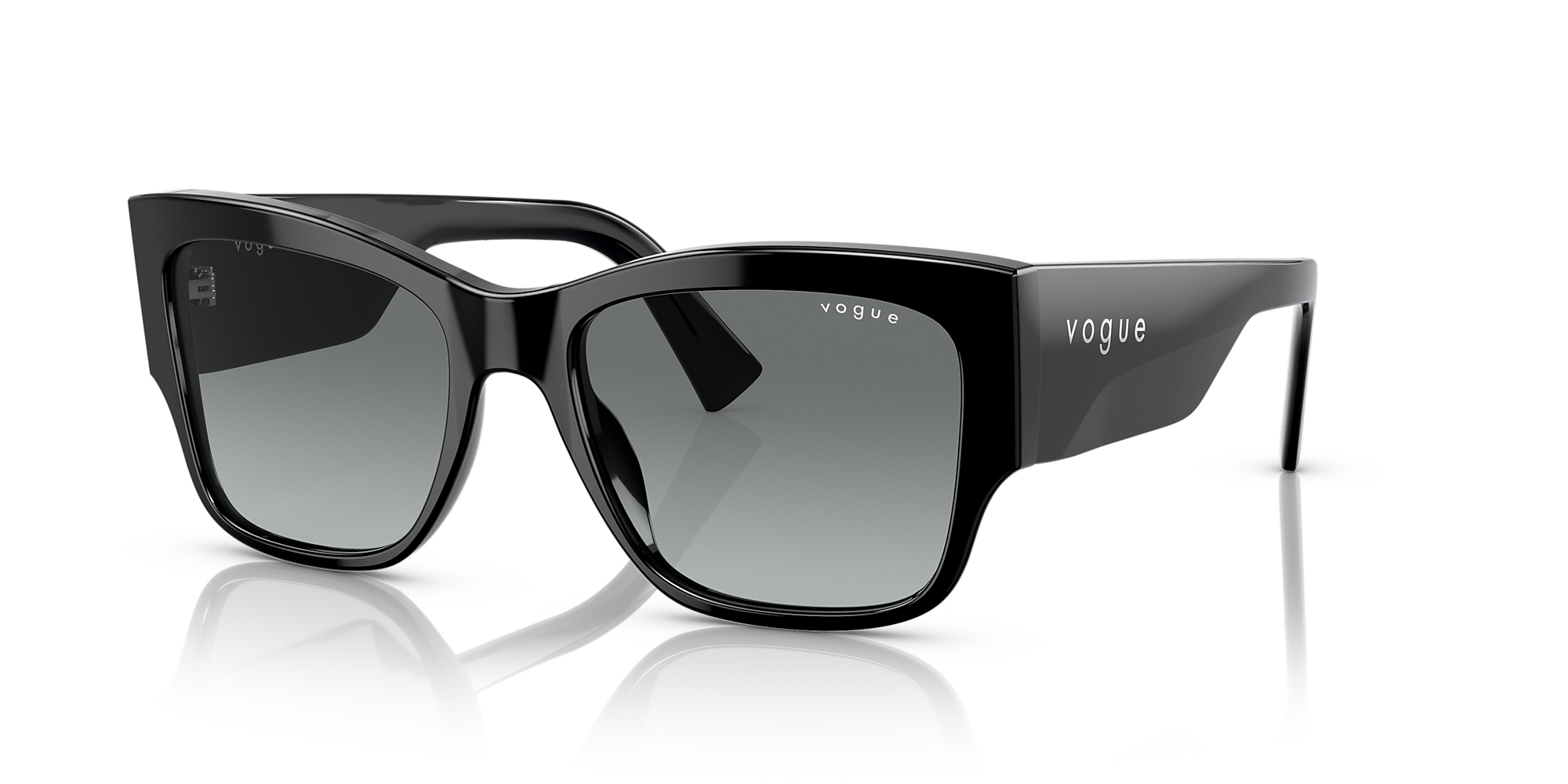 Vogue Eyewear VO5462S 54 Gradient Grey & Black Sunglasses Sunglass
