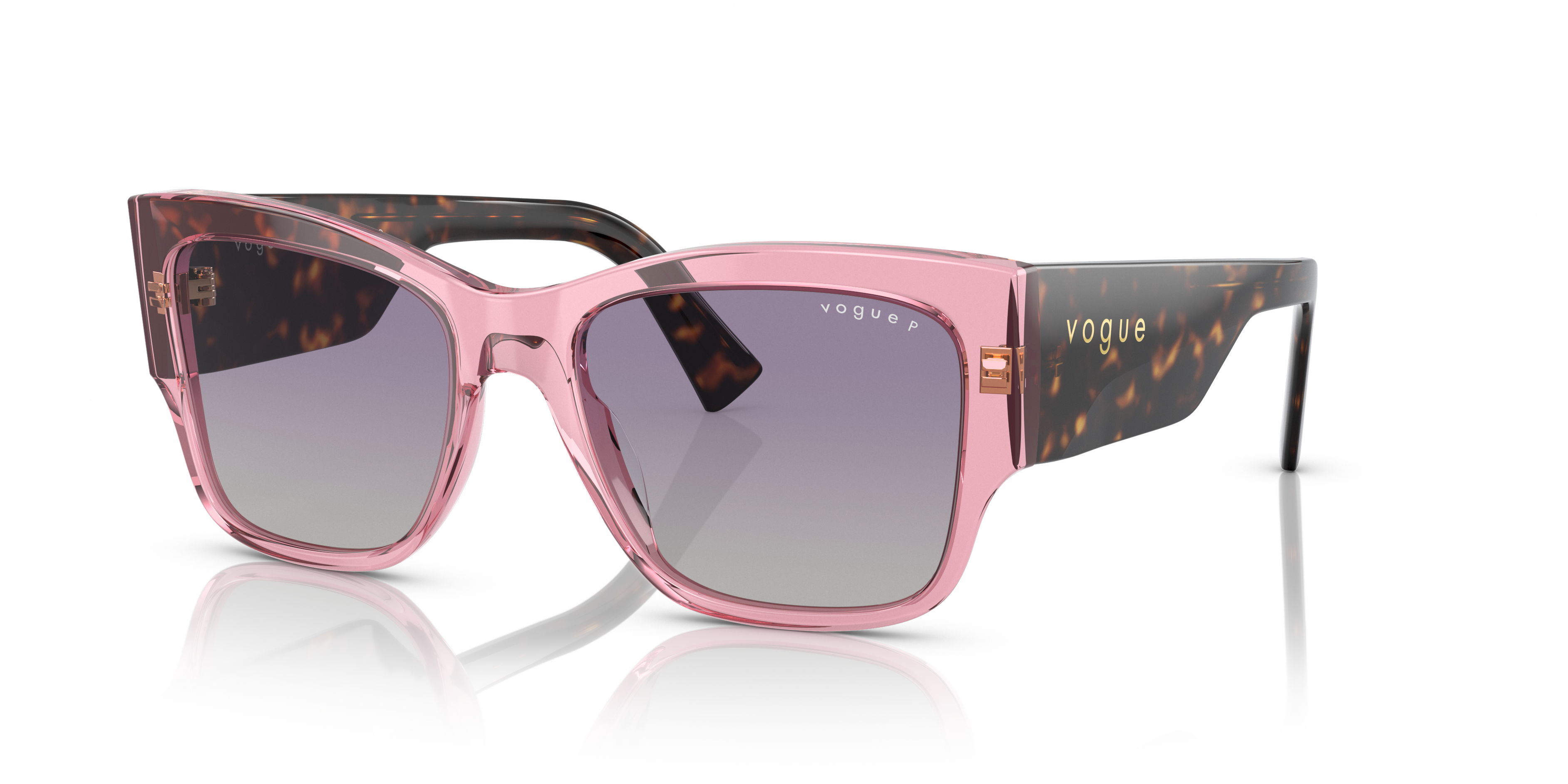 Vogue Eyewear VO4254S 53 Gradient Grey & Silver Sunglasses | Sunglass Hut  USA
