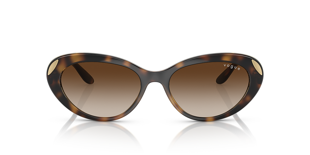Vogue Eyewear VO5456S 55 Gradient Brown & Dark Havana Sunglasses