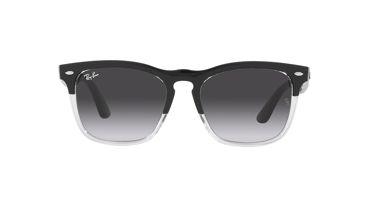 Ray-Ban RB4487 Steve 54 Grey & Black On Transparent Sunglasses | Sunglass  Hut USA