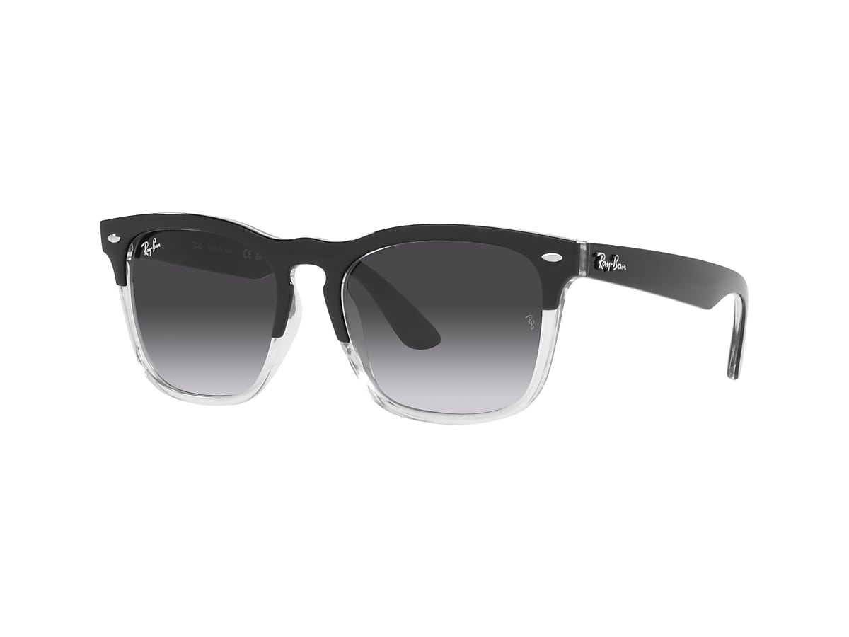 Ray-Ban RB4487 Steve 54 Grey & Black On Transparent Sunglasses 