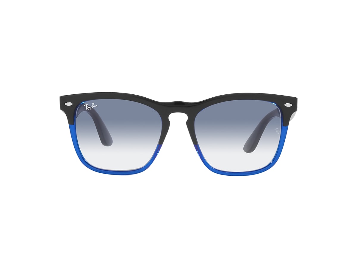Ray-Ban RB4487 Steve 54 Blue & Black On Blue Sunglasses | Sunglass Hut USA