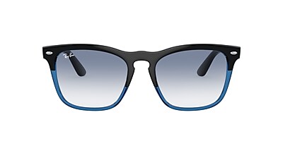 Ray-Ban RB4487 Steve 54 Blue & Black On Blue Sunglasses | Sunglass