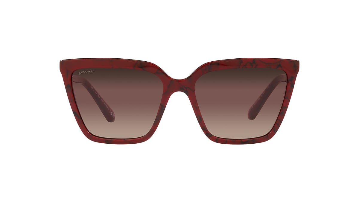 Bvlgari BV8255B 57 Brown Grad Purple Grad Black Red Sunglasses