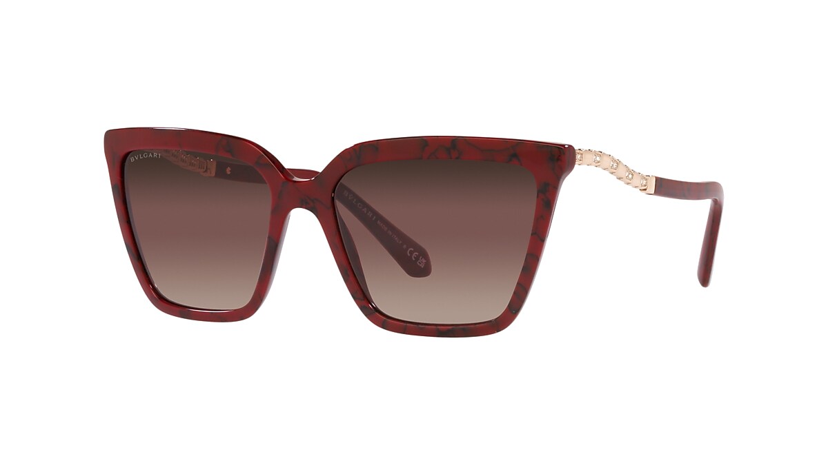 Bvlgari BV8255B 57 Brown Grad Purple Grad Black & Red 