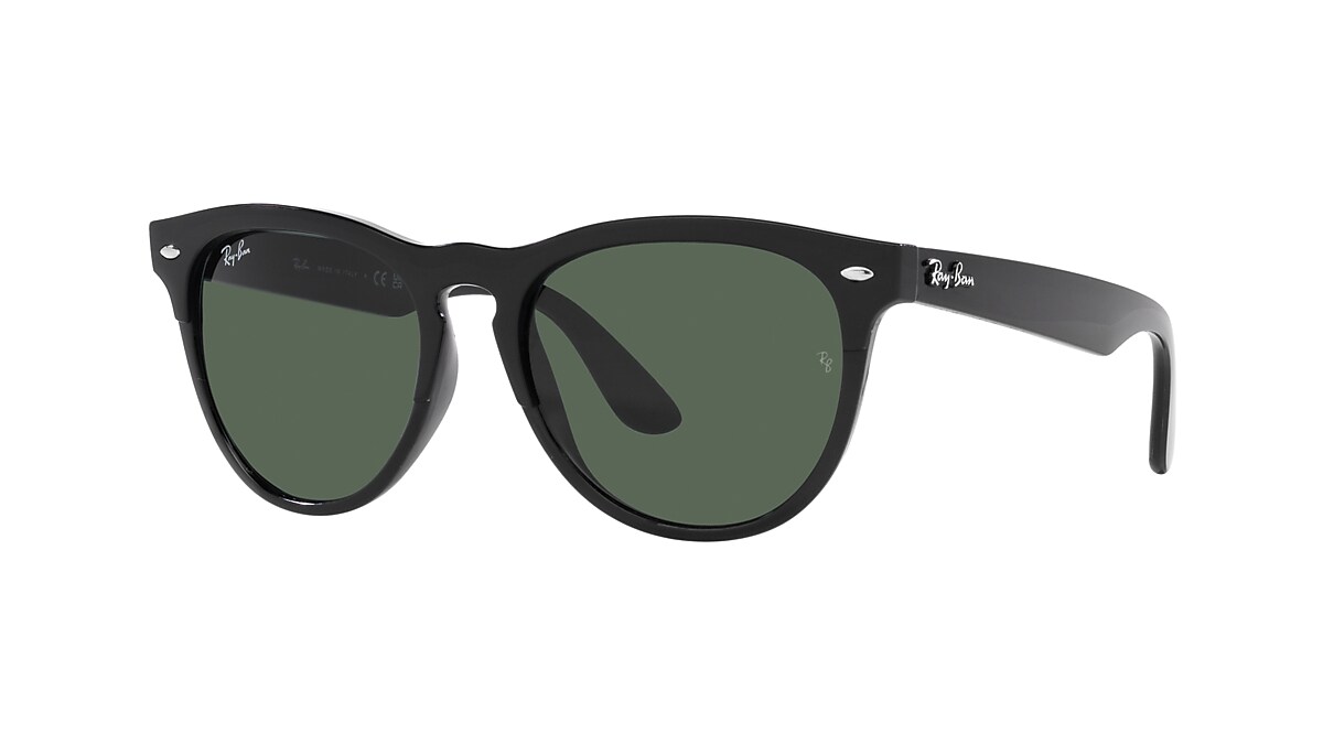 Ray-Ban RB4471 Iris 54 Dark Green & Black Sunglasses | Sunglass 