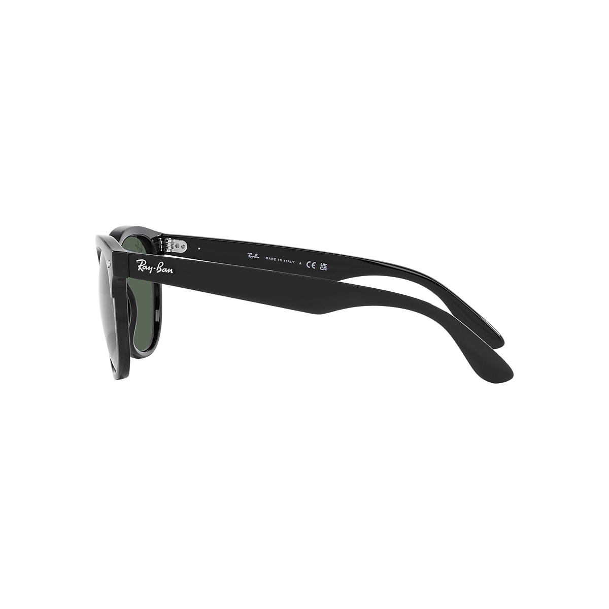 RAY-BAN RB4471 Iris Black - Unisex Sunglasses, Dark Green Lens