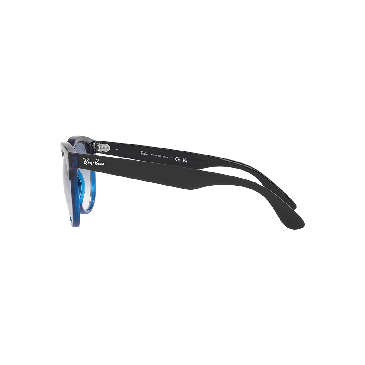 RAY-BAN RB4471 Iris Black On Blue - Unisex Sunglasses, Blue Lens