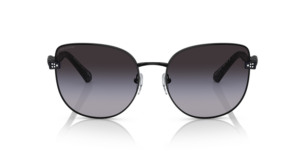 Bvlgari BV6184B 56 Grey Gradient & Black Sunglasses | Sunglass Hut USA