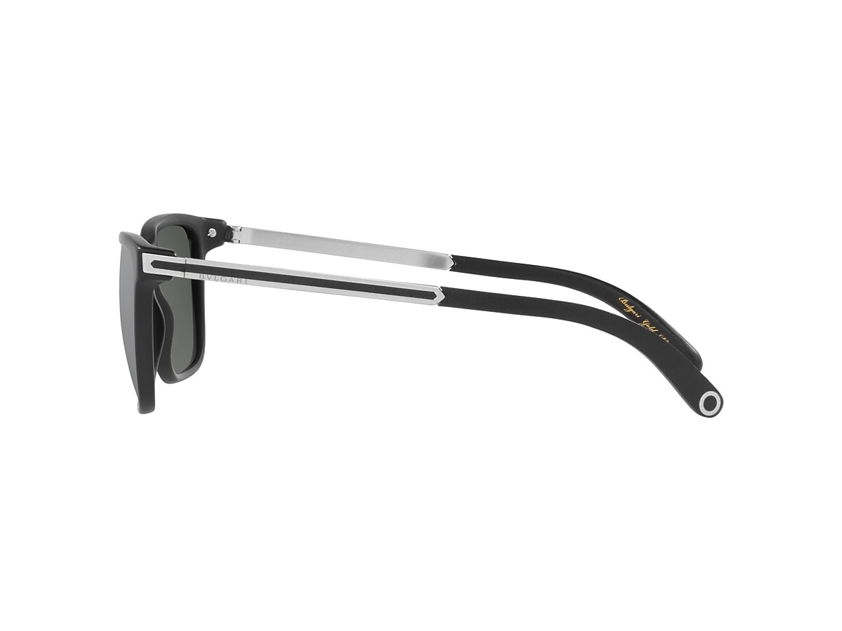 Bvlgari BV7037K 59 Dark Grey Mirror Silver Polar & Matte Black 